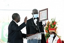 Ouattara prête serment en présence de 13 chefs d’Etat