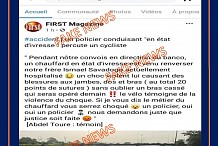 La Police Nationale réagit à une Fake News sur les réseaux sociaux