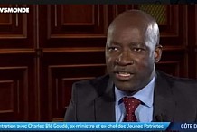 Blé Goudé sur Tv5 Monde, hier : « J’ai beaucoup de pincement au cœur pour Guillaume Soro »