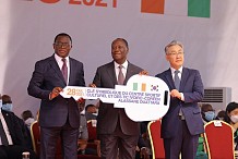 Le Chef de l’Etat a inauguré le Centre Sportif, Culturel et des TIC ivoirocoréen Alassane OUATTARA