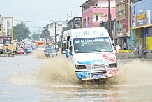 Pluie à Abidjan lundi : 5 blessés, de nombreux désagréments causés aux populations