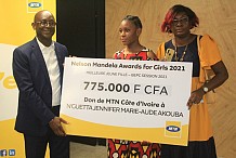 École ivoirienne: 12 filles lauréates des Awards de l'excellence Nelson Mandela