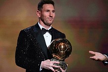 Ballon d’Or: Lionel Messi au septième ciel du football à Paris