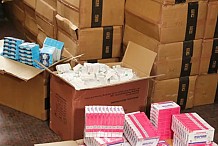 Fraude douanière: 33 tonnes de médicaments de qualité inférieure et falsifiés saisis par les Douanes ivoiriennes