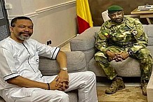 Le Colonel Assimi Goïta reçoit le conseiller Spécial de Guillaume Soro