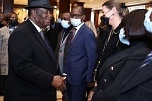 Le Chef de l'État Alassane Ouattara en visite de travail en Belgique