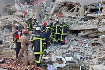 Effondrement à Abidjan d'un immeuble R+2 en construction, aucune victime