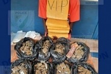 Trafic de drogue : Des blocs de cannabis saisis dans un sac de riz