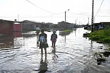 Un record de plus de 170 mm3 de pluie enregistrée mardi à Abidjan