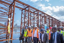 Les travaux du pont de Cocody bientôt achevés