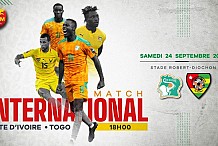 Matchs amicaux : 24 Eléphants convoqués face au Togo et à la Guinée