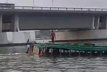 Abidjan : une pinasse se renverse dans la lagune ébrié avec 110 personnes