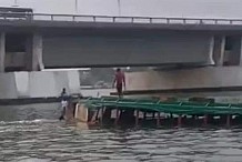 Abidjan : une pinasse se renverse dans la lagune ébrié avec 110 personnes