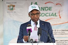 CMU : le ministre Adama Kamara lance le nouveau dispositif de production des cartes CMU en moins de dix minutes