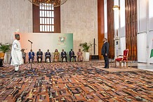 Le Chef de l’Etat, Alassane Ouattara, a reçu les Lettres de créance de huit nouveaux Ambassadeurs