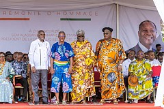 Songon : Beugré Mambé et « ses parents » rendent hommage à Alassane Ouattara