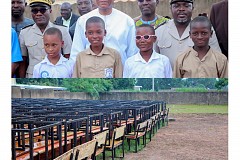 Région de la Bagoué : le ministre Bruno Nagbané Koné offre des tables- blancs pour moderniser les écoles Région de la Bagoué : le ministre Bruno Nagbané Koné offre des tables- blancs pour moderniser les écoles