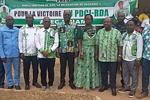 Daoukro : Investiture des coordonnateurs départementaux et sous-préfecture pour les élections à venir