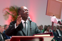 Alassane Ouattara prête serment pour un 4e mandat