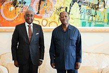 Le Chef de l’État a eu un entretien avec le Haut Représentant de l’Union Africaine pour le financement de l’Union et le Fonds pour la Paix