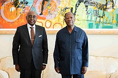 Le Chef de l’État a eu un entretien avec le Haut Représentant de l’Union Africaine pour le financement de l’Union et le Fonds pour la Paix