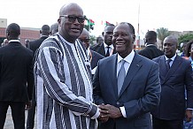 Le président ivoirien Alassane Ouattara à Ouagadougou pour renforcer les liens d'amitié entre les deux pays