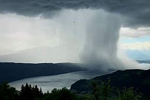 Un tsunami qui tombe du ciel: un phénomène météo rare