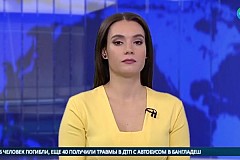 Un chien perturbe un JT russe (vidéo) Un chien perturbe un JT russe (vidéo)