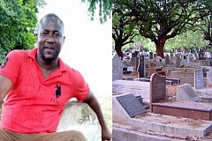 Un homme célèbre son anniversaire en nettoyant un cimetière