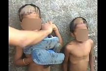 Deux enfants tondus et obligés de défiler nus pour avoir volé des gâteaux