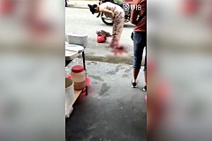 Elle accouche debout en pleine rue et rentre tranquillement chez elle avec son bébé (vidéo) Elle accouche debout en pleine rue et rentre tranquillement chez elle avec son bébé (vidéo)