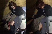 Vidéo de la libération d'une femme enchaînée «comme un chien» dans un container
