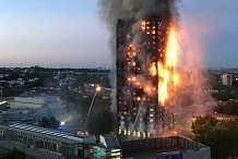 Plusieurs morts dans l'incendie d'une tour dans l'ouest de Londres
