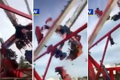 Le manège se disloque: un mort et sept blessés - vidéo Le manège se disloque: un mort et sept blessés - vidéo