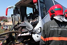 Maroc : 12 morts et 39 blessés dans un accident d'autocar