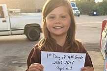 A 9 ans, elle meurt dans un accident le jour de sa rentrée, 10 minutes après cette photo