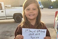 A 9 ans, elle meurt dans un accident le jour de sa rentrée, 10 minutes après cette photo A 9 ans, elle meurt dans un accident le jour de sa rentrée, 10 minutes après cette photo