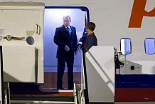 Poutine arrive à Hambourg avant sa rencontre 