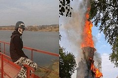 Russie : Un « sataniste » arrêté pour avoir brûlé une église vieille de 250 ans (photos)