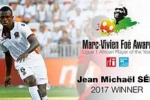 L’international ivoirien Jean-Michael Séri remporte le prix Marc-Vivien Foé