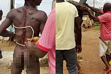 Nigeria: un homme battu et déshabillé pour avoir volé un ventilateur dans une église(vidéo/photo)