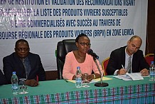 Bourse Régionale des Produits Vivriers – Abidjan abrite un atelier de validation de la liste des produits susceptibles d’être commercialisés