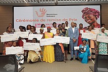 La fondation Orange Côte d’Ivoire récompense 17 femmes entrepreneures et une association dans le cadre de l’opération Coup de Cœur Ô Féminin